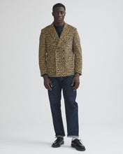Load image into Gallery viewer, Leopard Corduroy Double-Breasted Sport Coat
